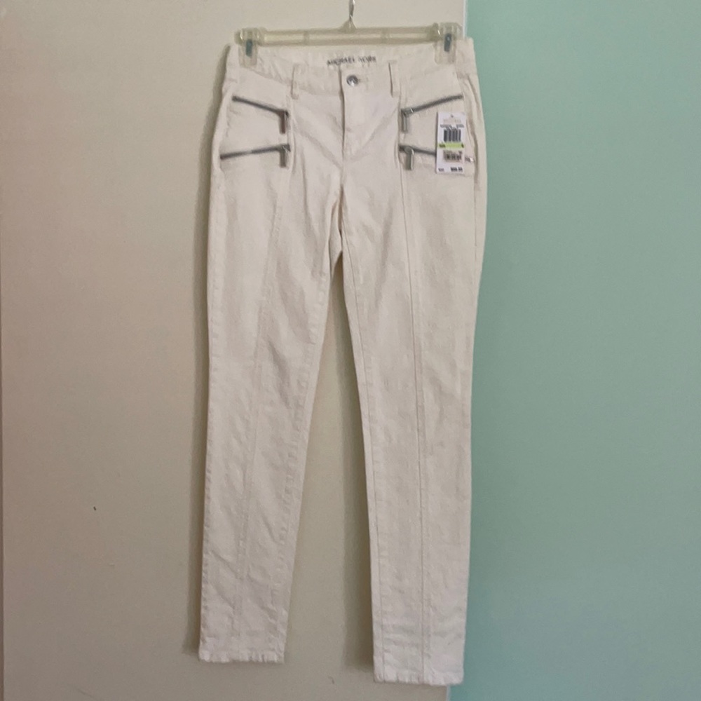 MK off white zipper pants